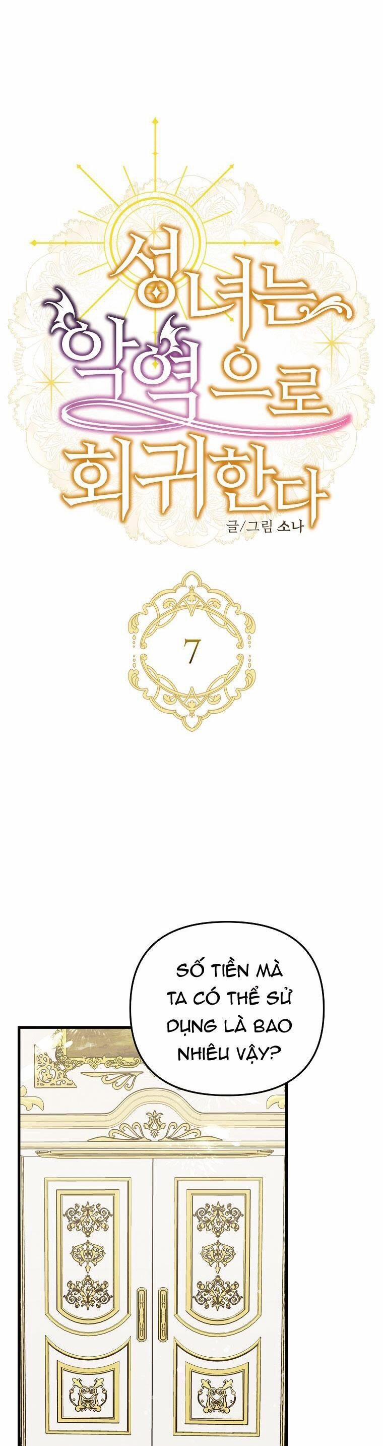 Thánh Nữ Trở Lại Làm Phản Diện 7 trang 5