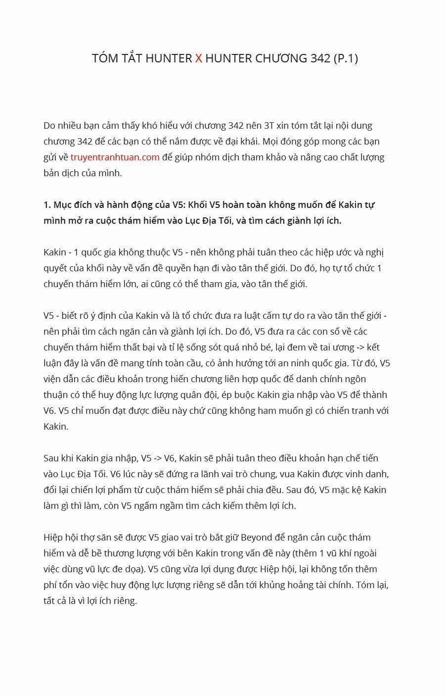 Thế Giới Thợ Săn 343 trang 1