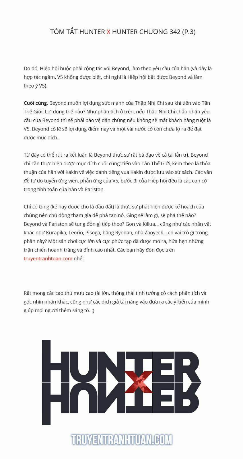 Thế Giới Thợ Săn 343 trang 3