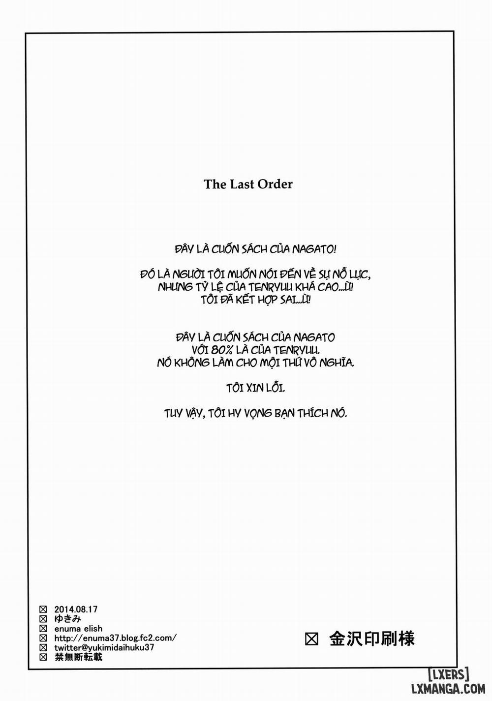 THE LAST ORDER Chương Oneshot Trang 3