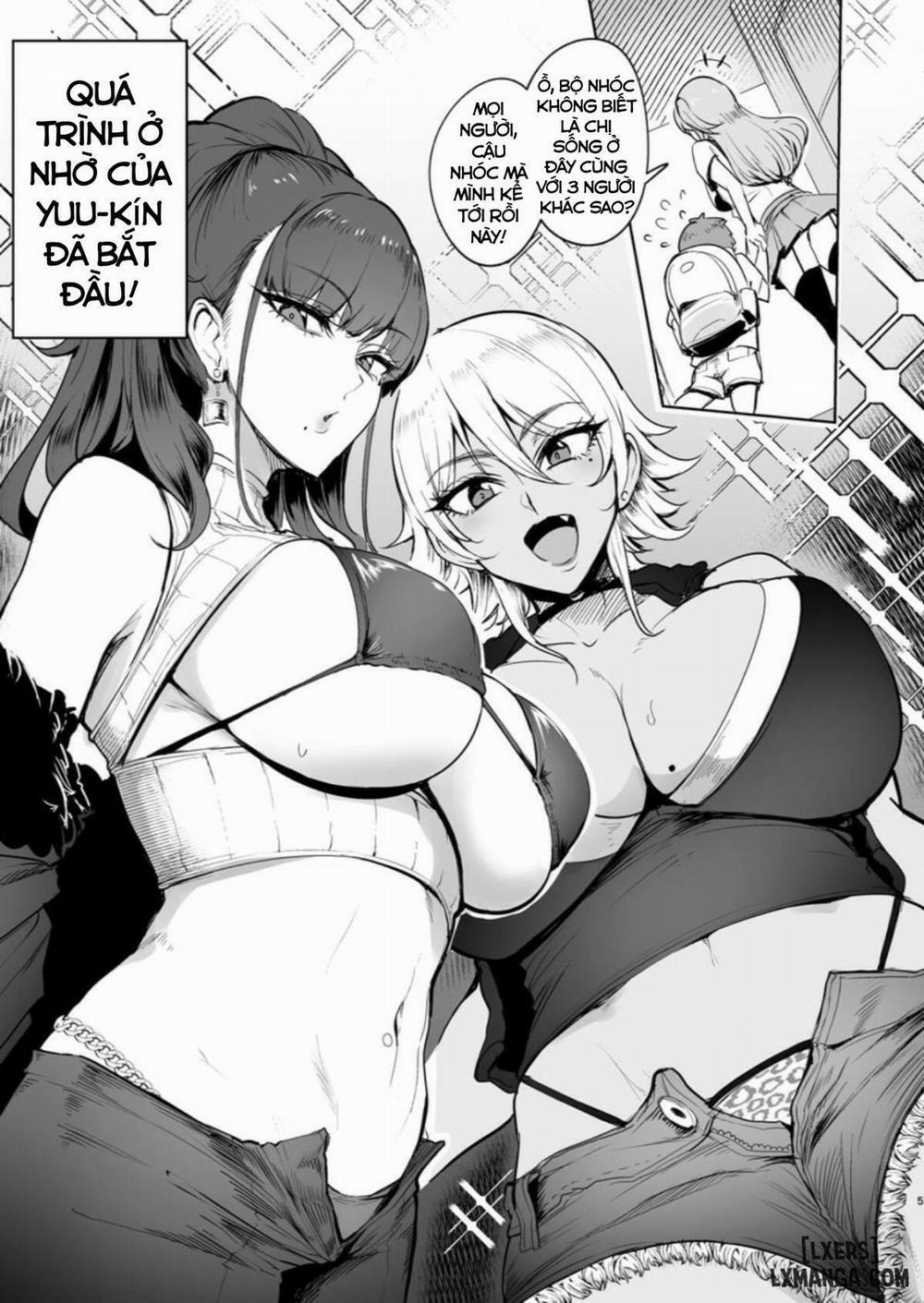 The Place I Stayed Over at Belonged to Perverted Gyaru Onee-chans Oneshot trang 3