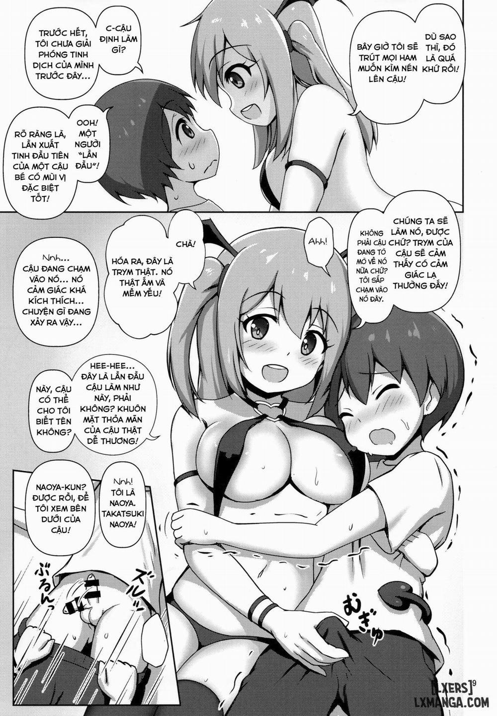 The Sheltered Succubus Meets A Little Boy Oneshot trang 7