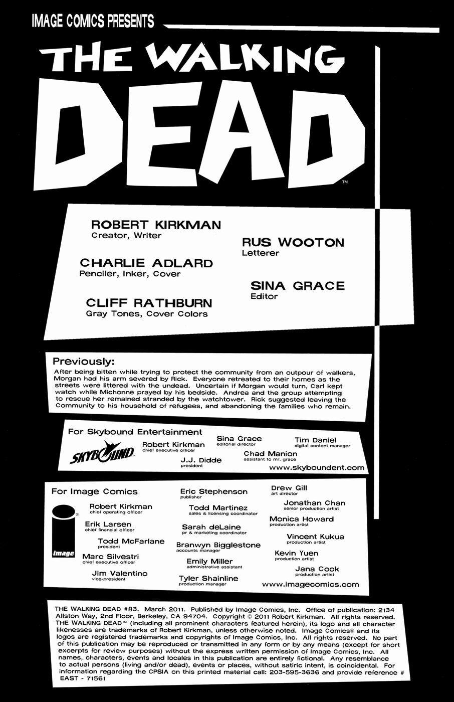 The Walking Dead 83 trang 1