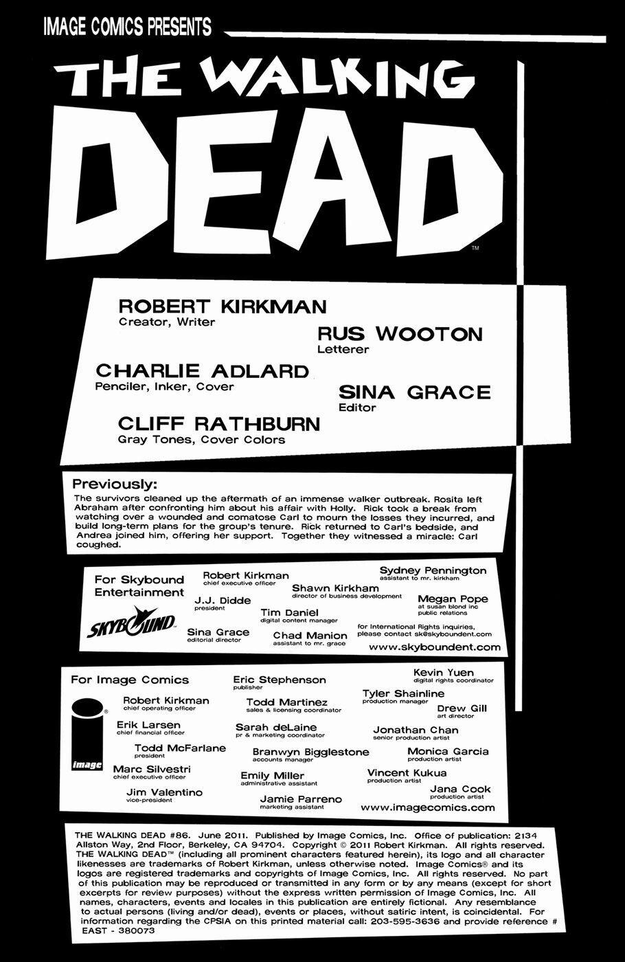 The Walking Dead 86 trang 3