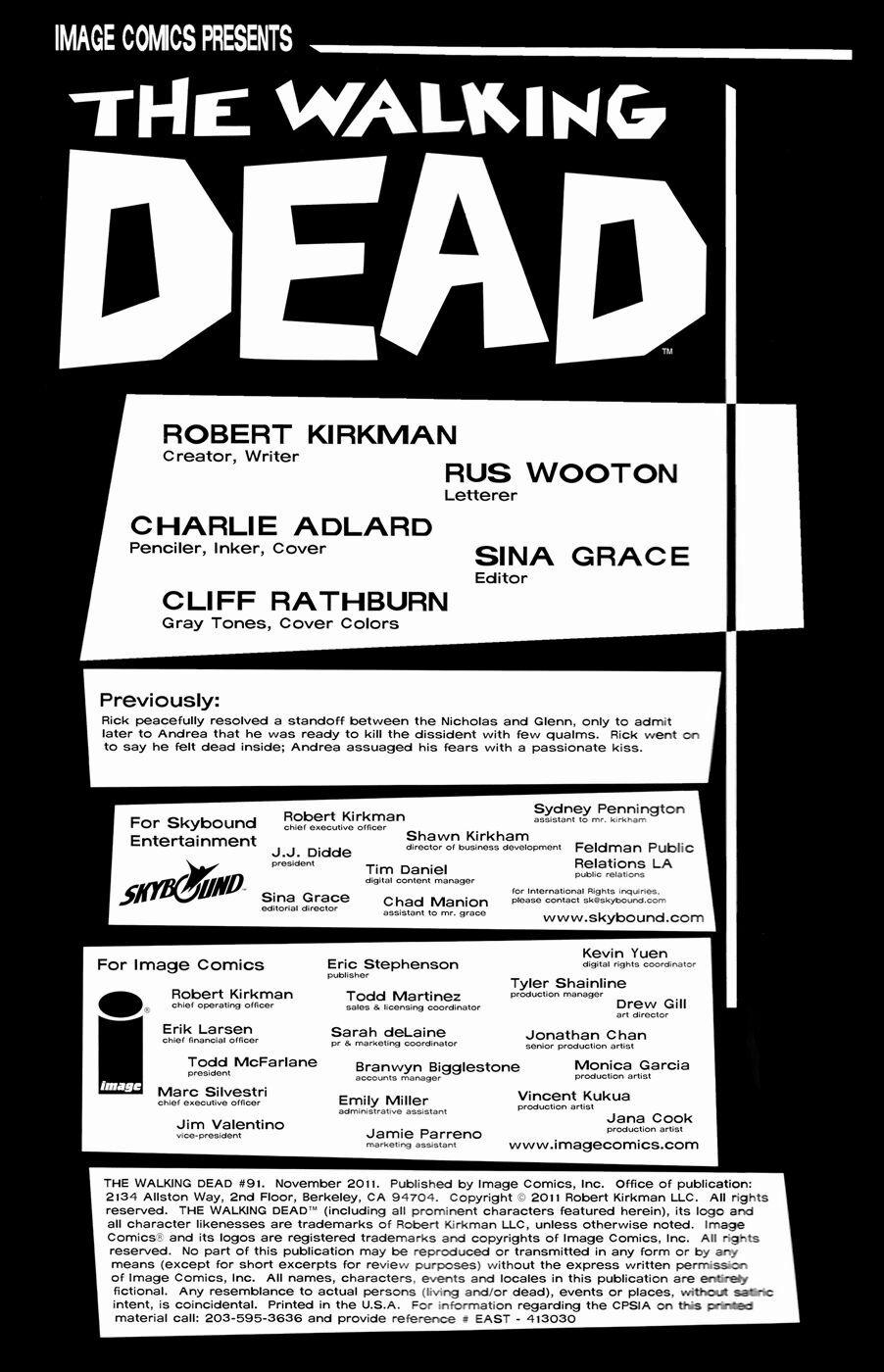 The Walking Dead 91 trang 3