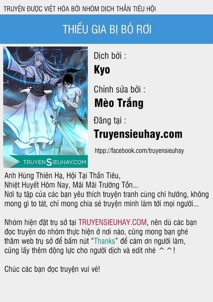 Thiếu Gia Bị Bỏ Rơi Chương 1 Trang 1