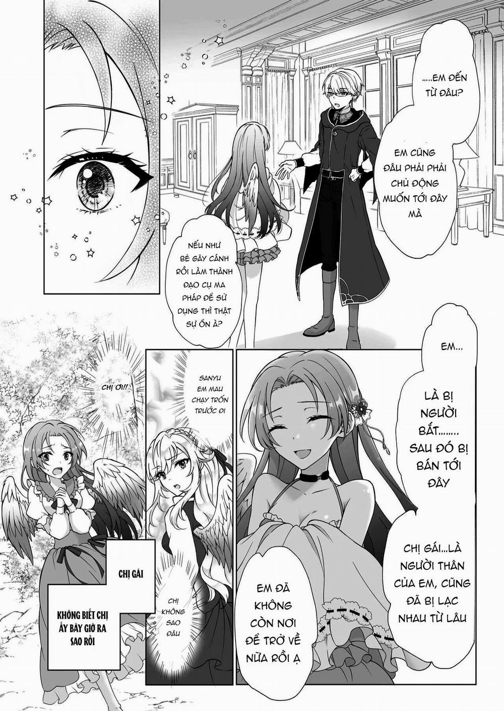 Thiếu Nữ Chỉ Có Một Cánh Bị Xúc Tu Hấp Thụ Ma Lực 2 trang 6