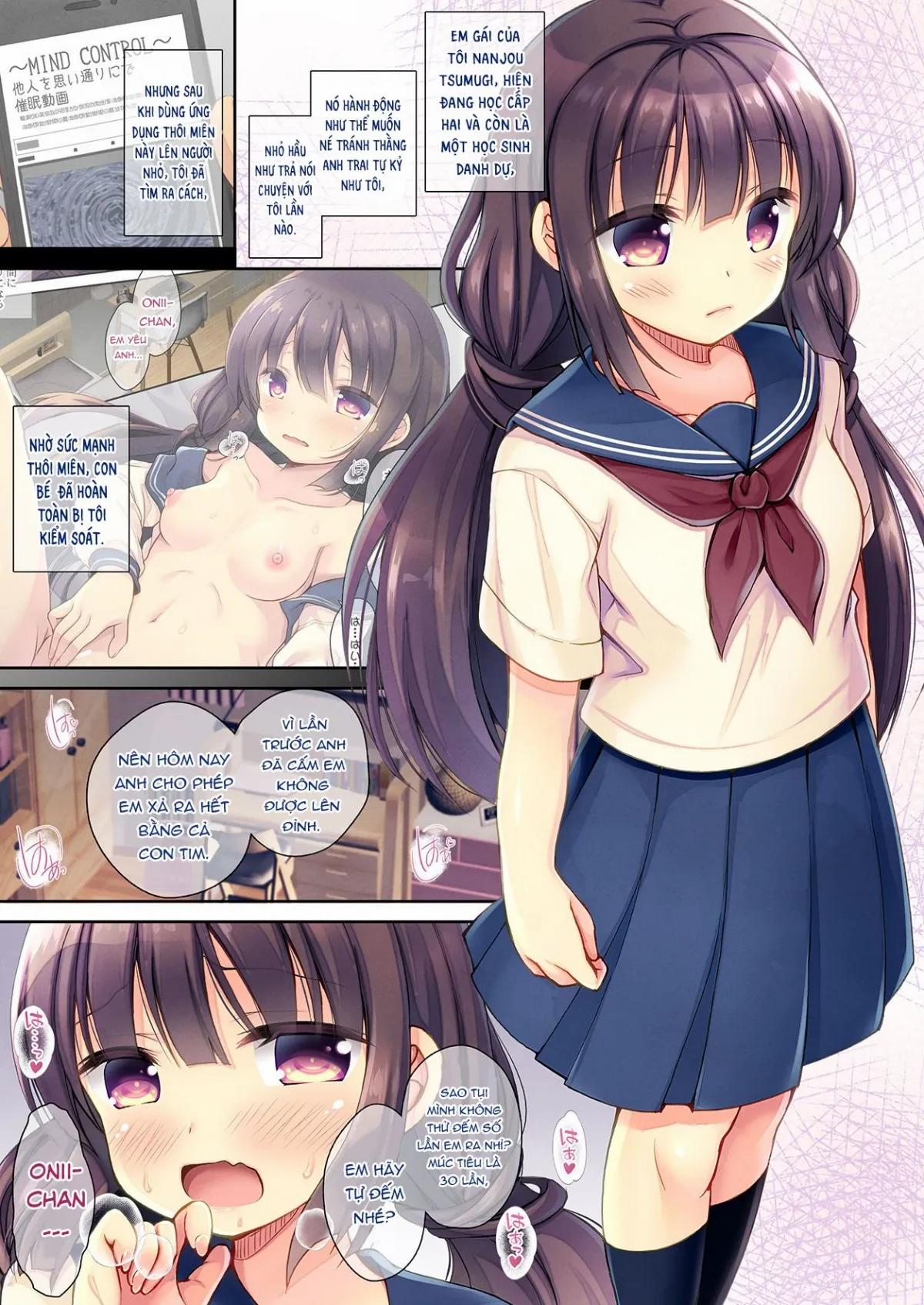 Thôi Miên, Dạy Dỗ Cô Em Gái 2 [Jc Imouto Saimin X Cli Zeme X Jirashi Choukyou] 2 trang 3