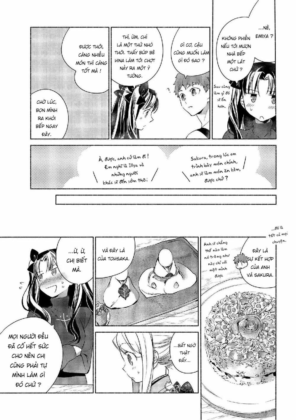 Thực Đơn Hôm Nay Cho Gia Đình Emiya 3 trang 9