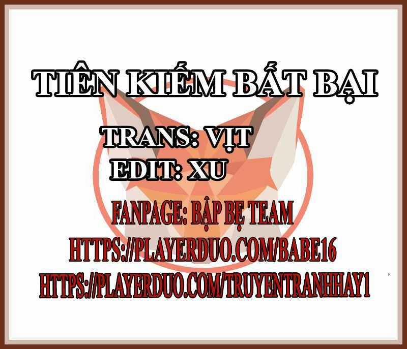 Tiên Kiếm Bất Bại 35 trang 1