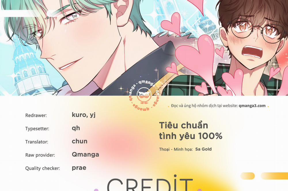 Tiêu Chuẩn Tình Yêu 100% Chương 0 End Trang 1