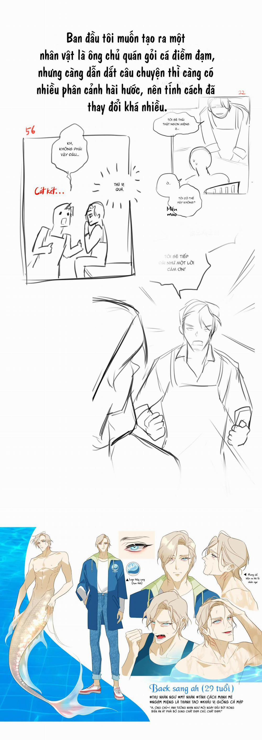 Tình đầu của chủ quán gỏi cá là nhân ngư 12 Q&A trang 10