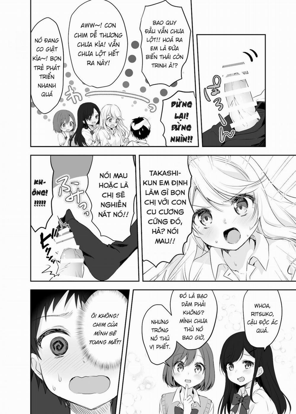 Tình thế đảo ngược khi tôi định hiếp chị gái và bạn chị đang ngủ Oneshot trang 10