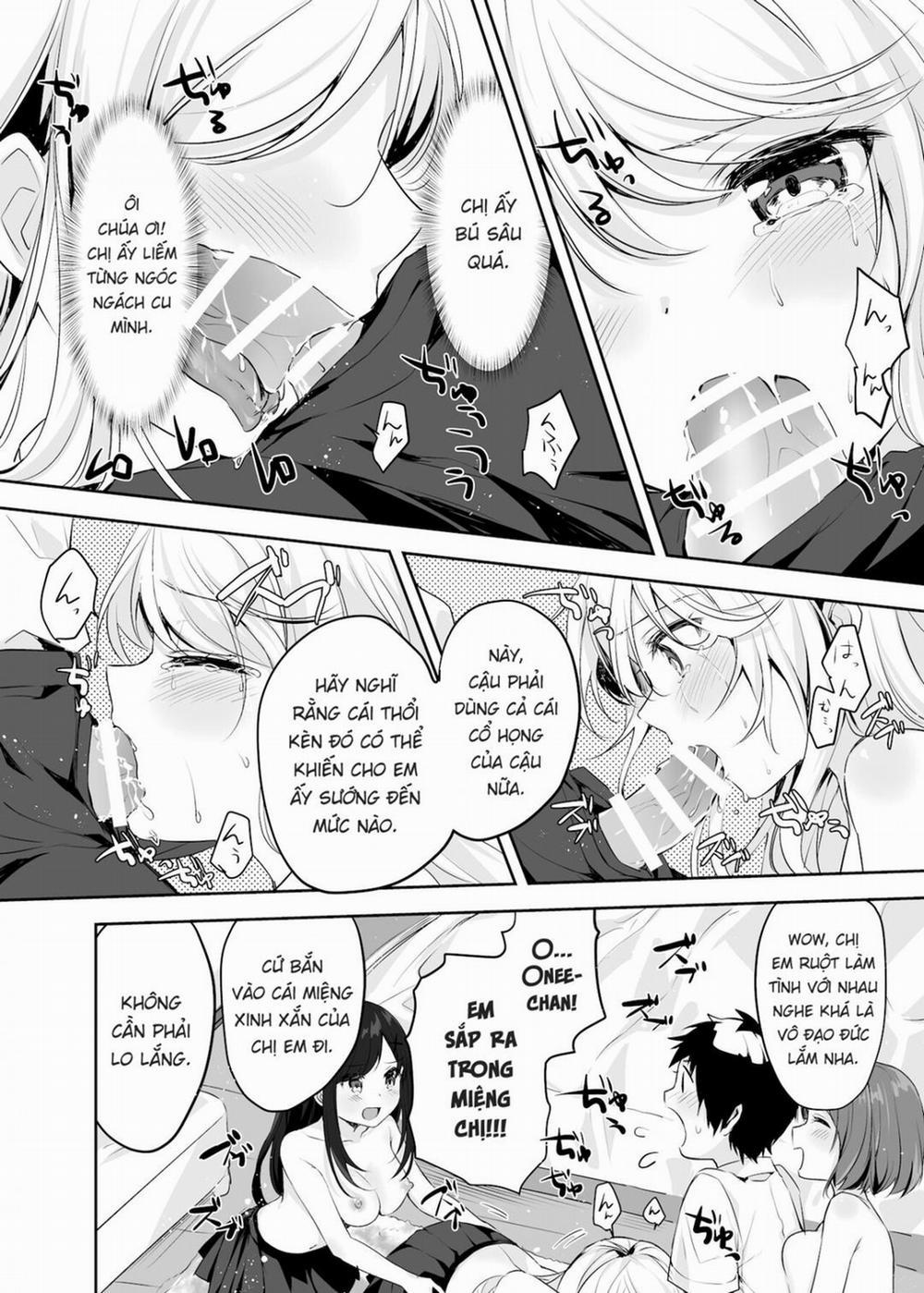 Tình thế đảo ngược khi tôi định hiếp chị gái và bạn chị đang ngủ Oneshot trang 24
