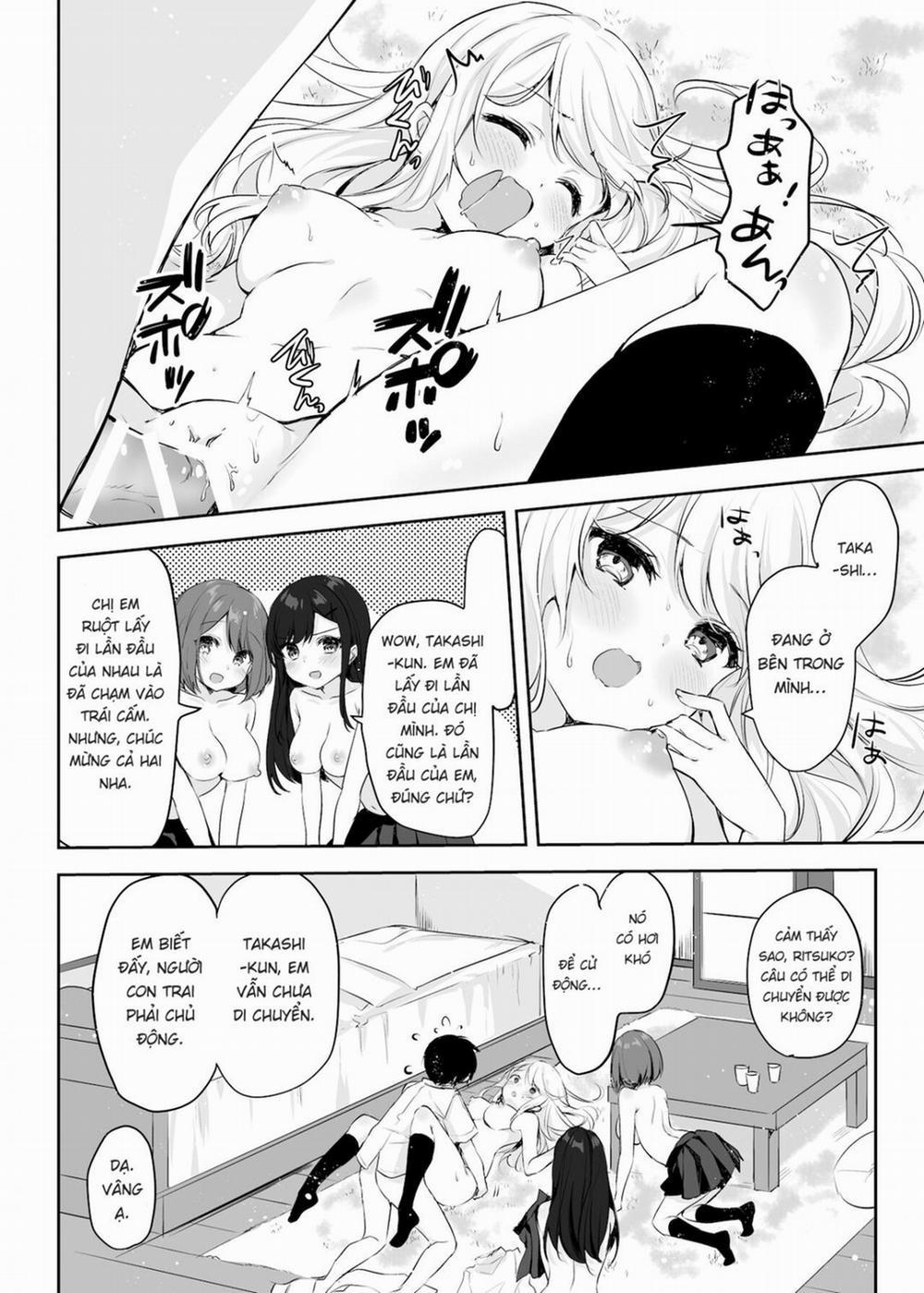 Tình thế đảo ngược khi tôi định hiếp chị gái và bạn chị đang ngủ Oneshot trang 32