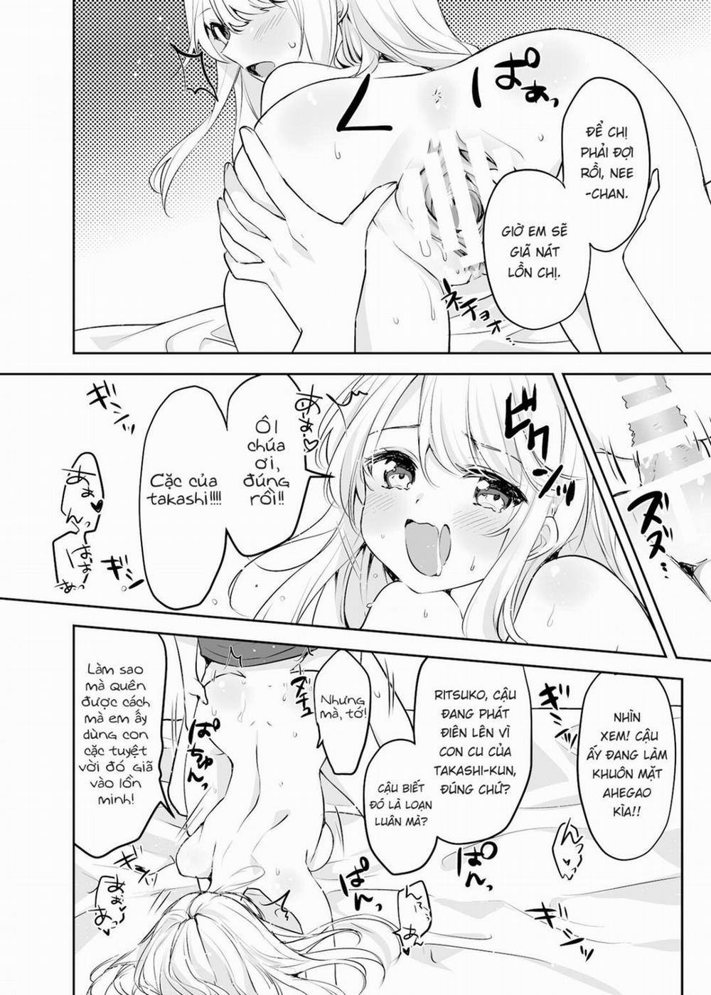 Tình thế đảo ngược khi tôi định hiếp chị gái và bạn chị đang ngủ Oneshot trang 54