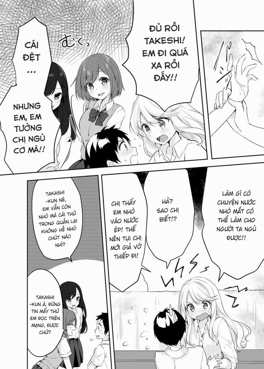 Tình thế đảo ngược khi tôi định hiếp chị gái và bạn chị đang ngủ Oneshot trang 8