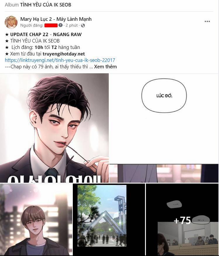 Tình Yêu Của Ik Seob 22.1 trang 40