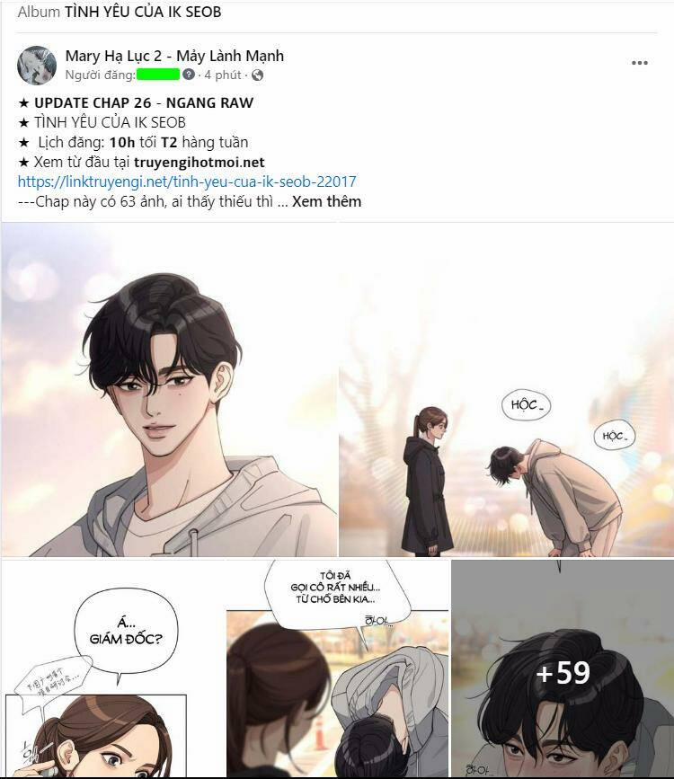 Tình Yêu Của Ik Seob 26.1 trang 31