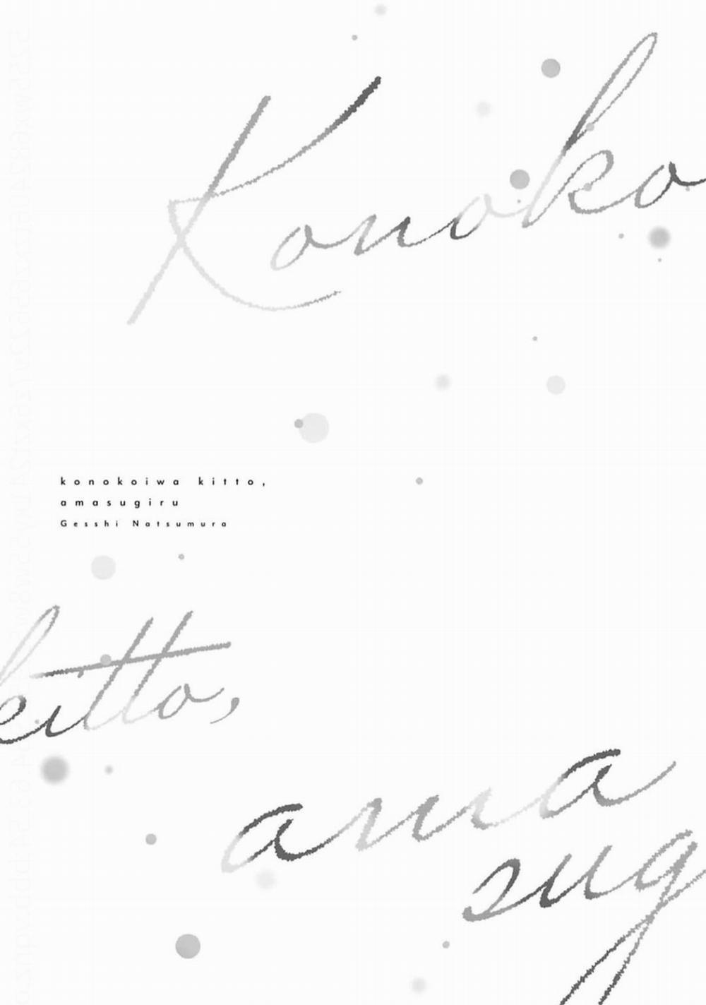 Tình Yêu Này Thực Sự Quá Ngọt Ngào Rồi 1 trang 48