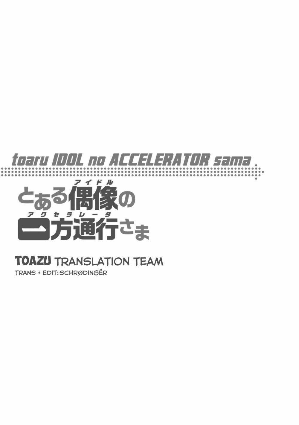 Toaru Idol No Accelerator-Sama Chương 16 Trang 13