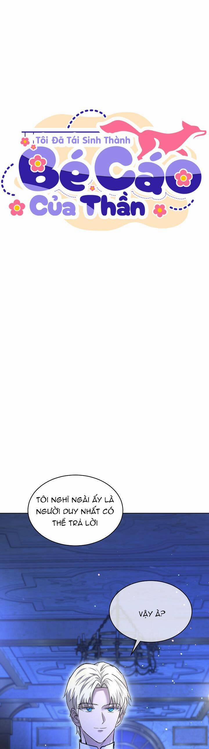Tôi Đã Tái Sinh Thành Bé Cáo Của Thần 23 trang 24