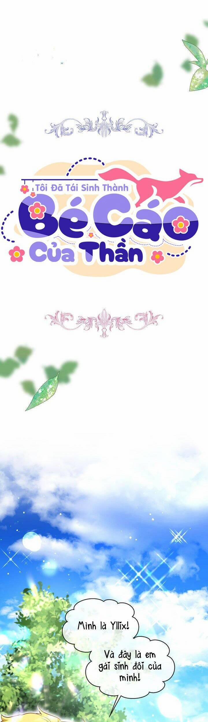 Tôi Đã Tái Sinh Thành Bé Cáo Của Thần 29 trang 3