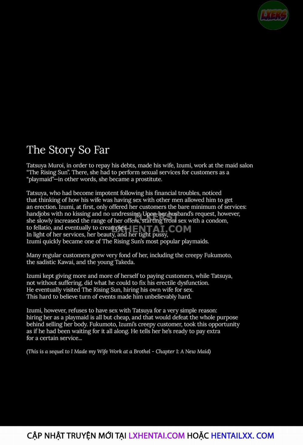 Tôi Khiến Vợ Mình Phải Làm Việc Ở Nhà Thổ 2 trang 3