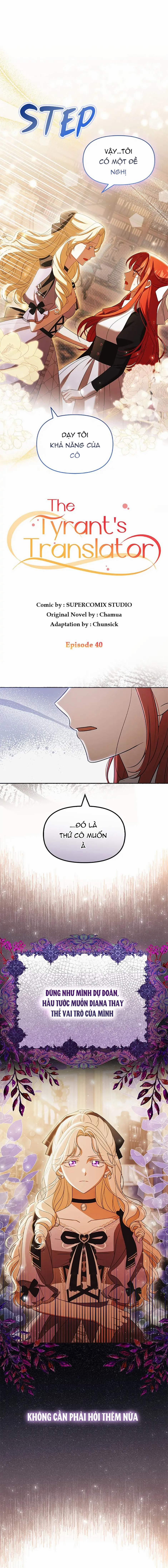 Tôi Trở Thành Phiên Dịch Viên Cho Bạo Chúa 40.1 trang 1