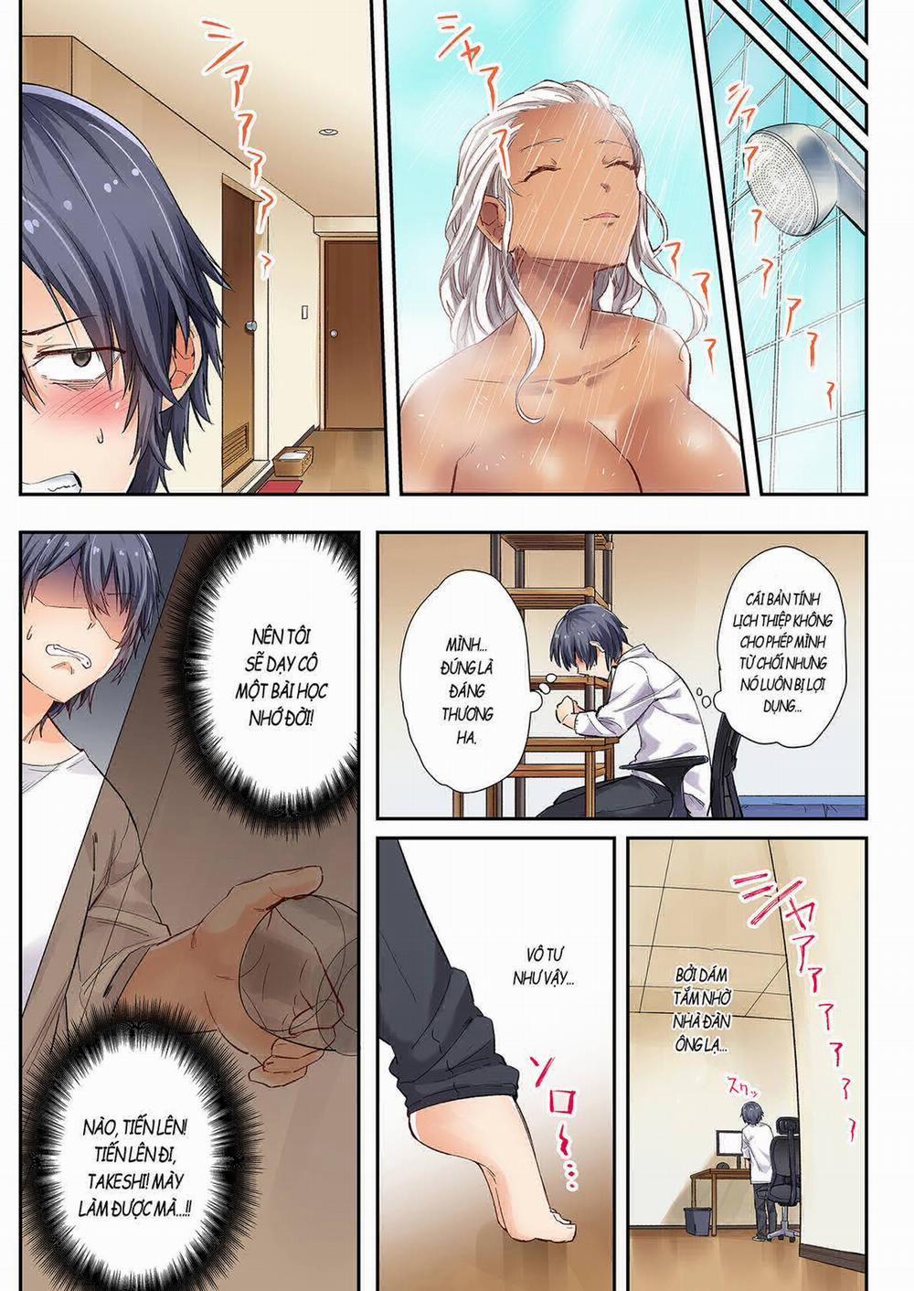 Tonari no Gyaru wa Mita mama Sukebe de Igai to Yasashii Oneshot trang 4