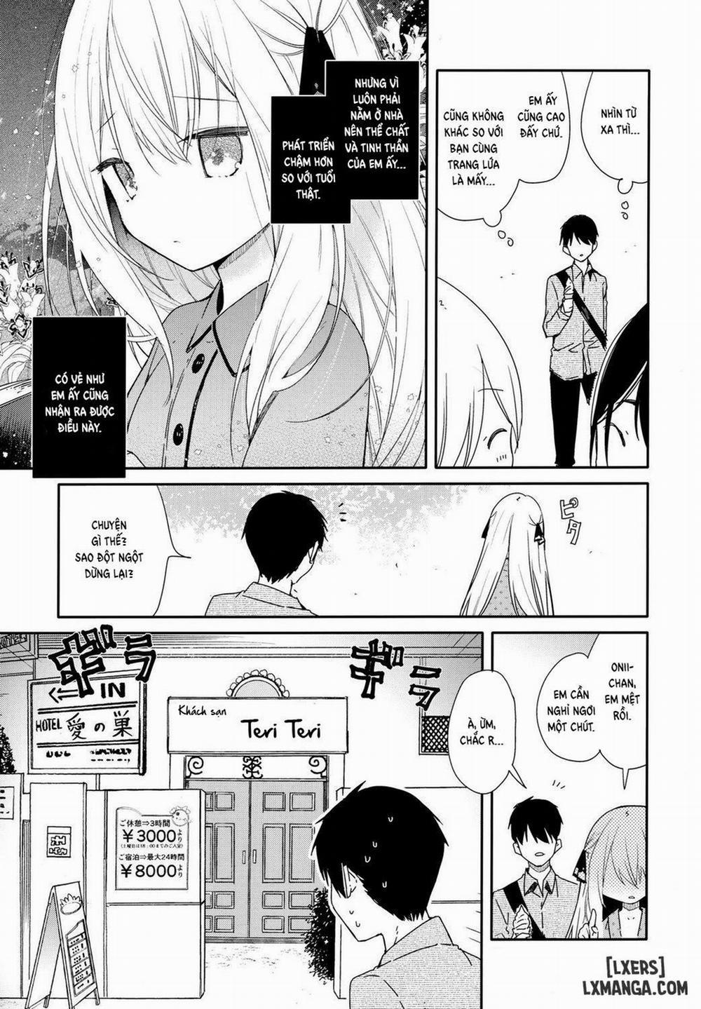 Tonari no Hakanage Shoujo to Hajimete Ecchi Oneshot trang 4