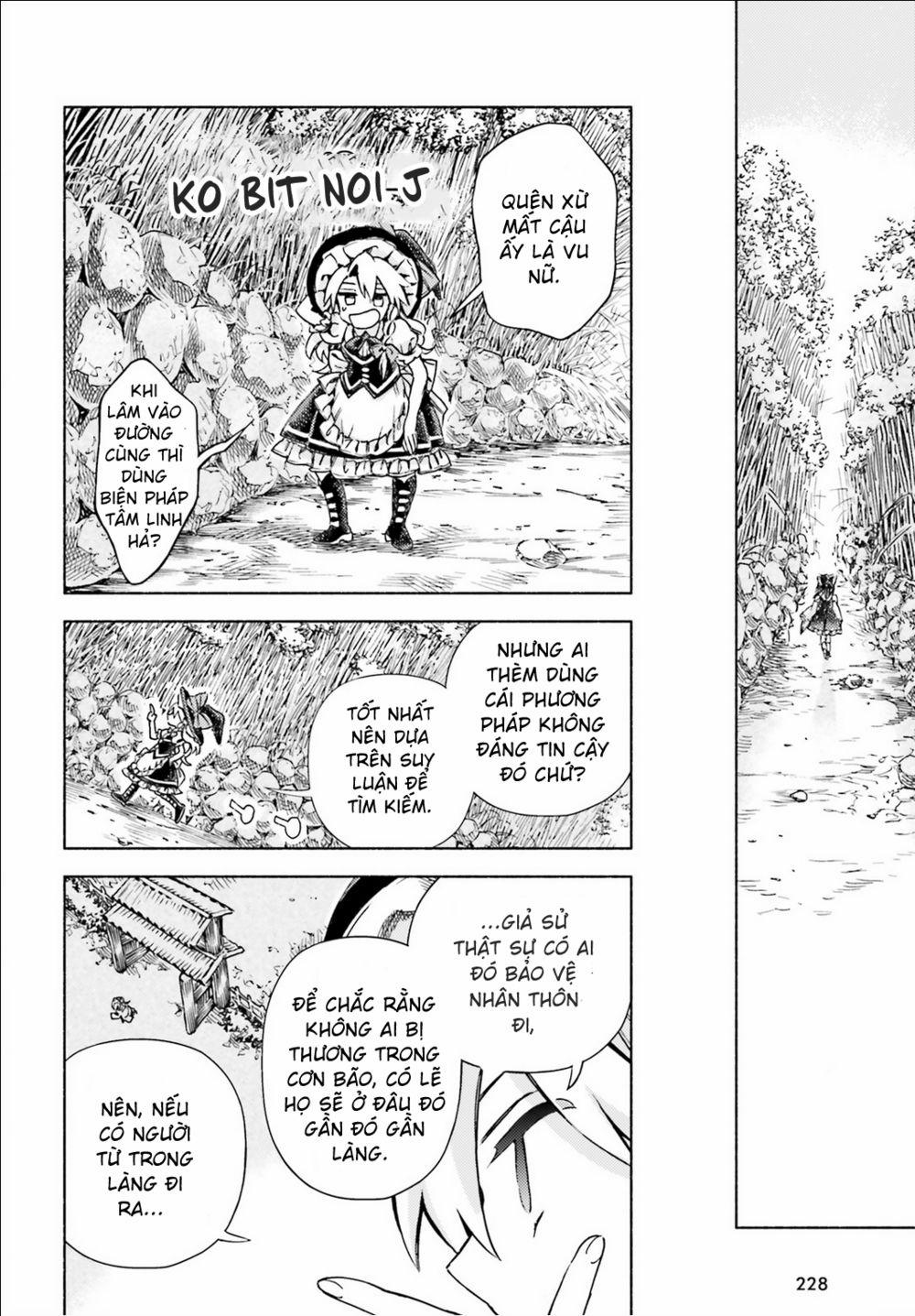 Touhou Suzunaan ~ Forbidden Scrollery 0 0 Đừng ra ngoài nhiều vào ngày mắt tím (Phần hai) trang 10