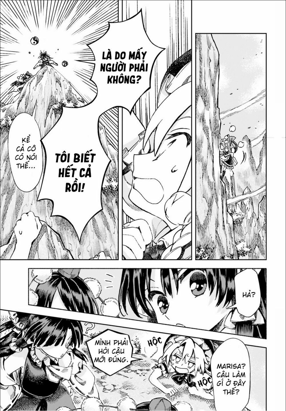 Touhou Suzunaan ~ Forbidden Scrollery 0 0 Đừng ra ngoài nhiều vào ngày mắt tím (Phần hai) trang 13