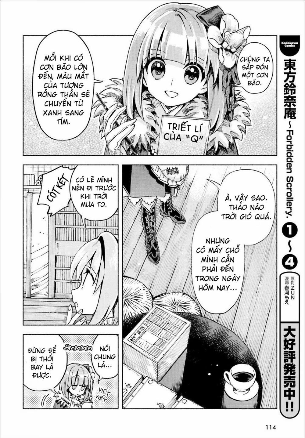 Touhou Suzunaan ~ Forbidden Scrollery 0 0 Đừng ra ngoài nhiều vào ngày mắt tím (Phần một) trang 5