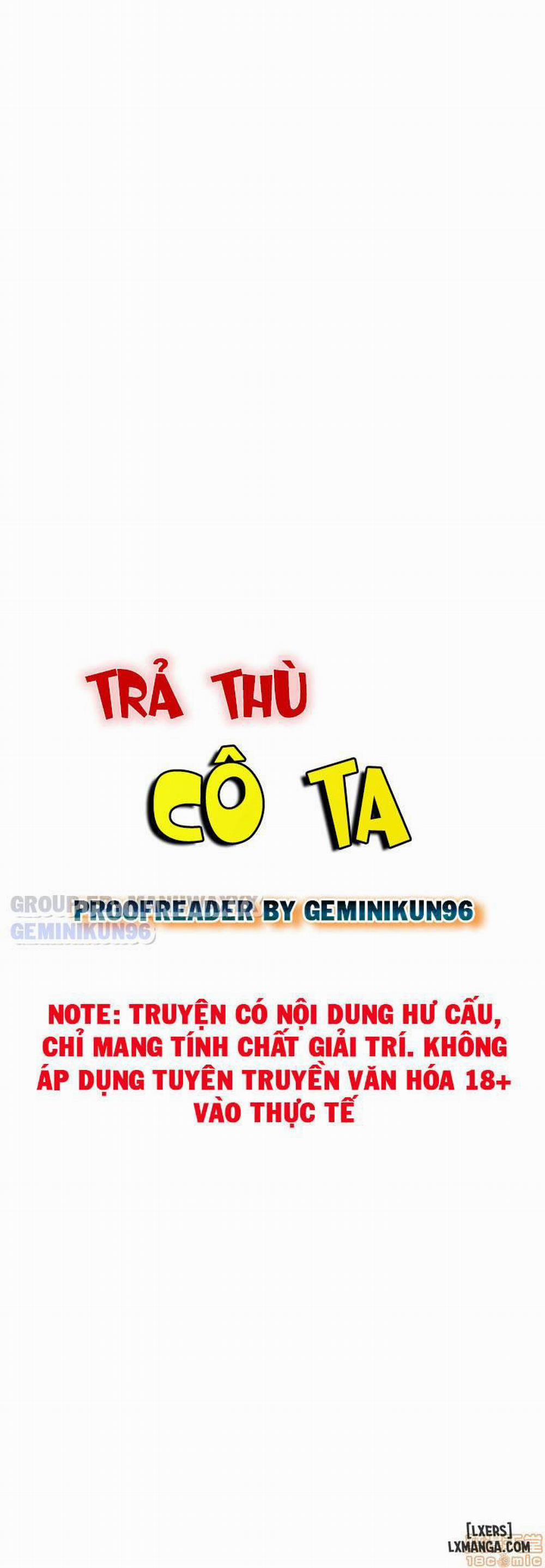 Trả Thù Cô Ta 37 trang 1