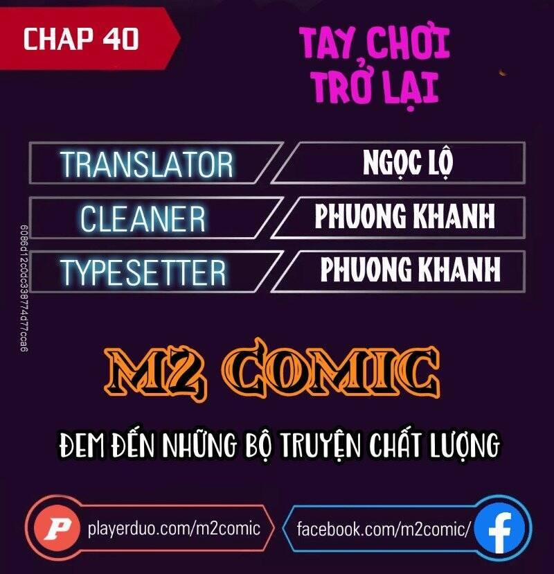 Trở Lại Thành Người Chơi 40 trang 1