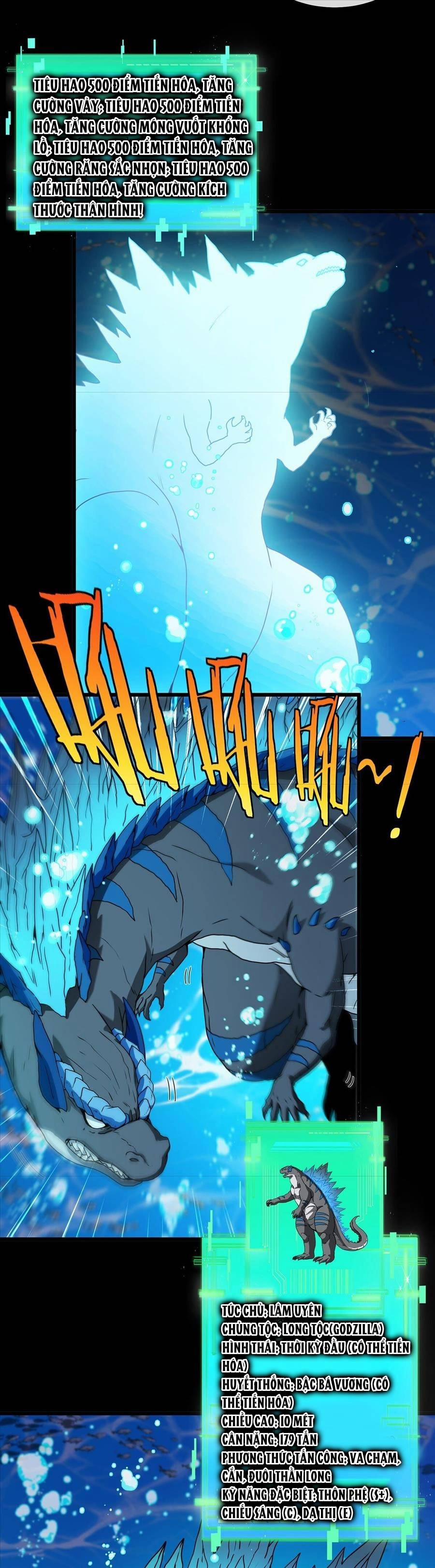 Trùng Sinh Thành Godzilla 3 trang 12