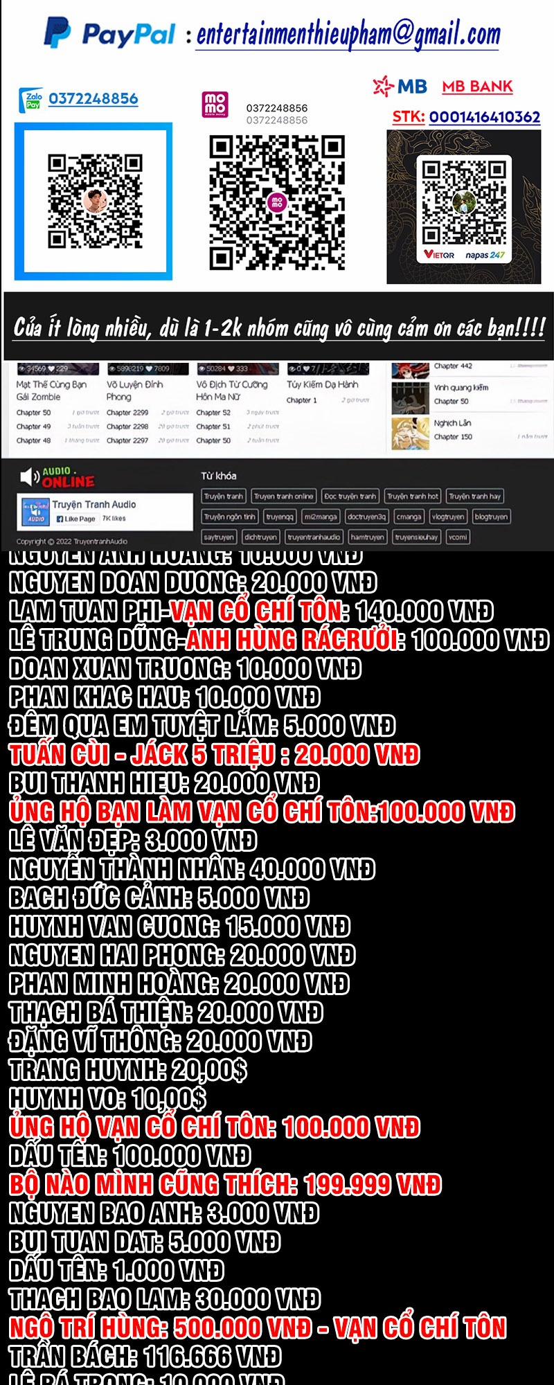 Trùng Sinh Trở Thành Ác Nhân 55 trang 1