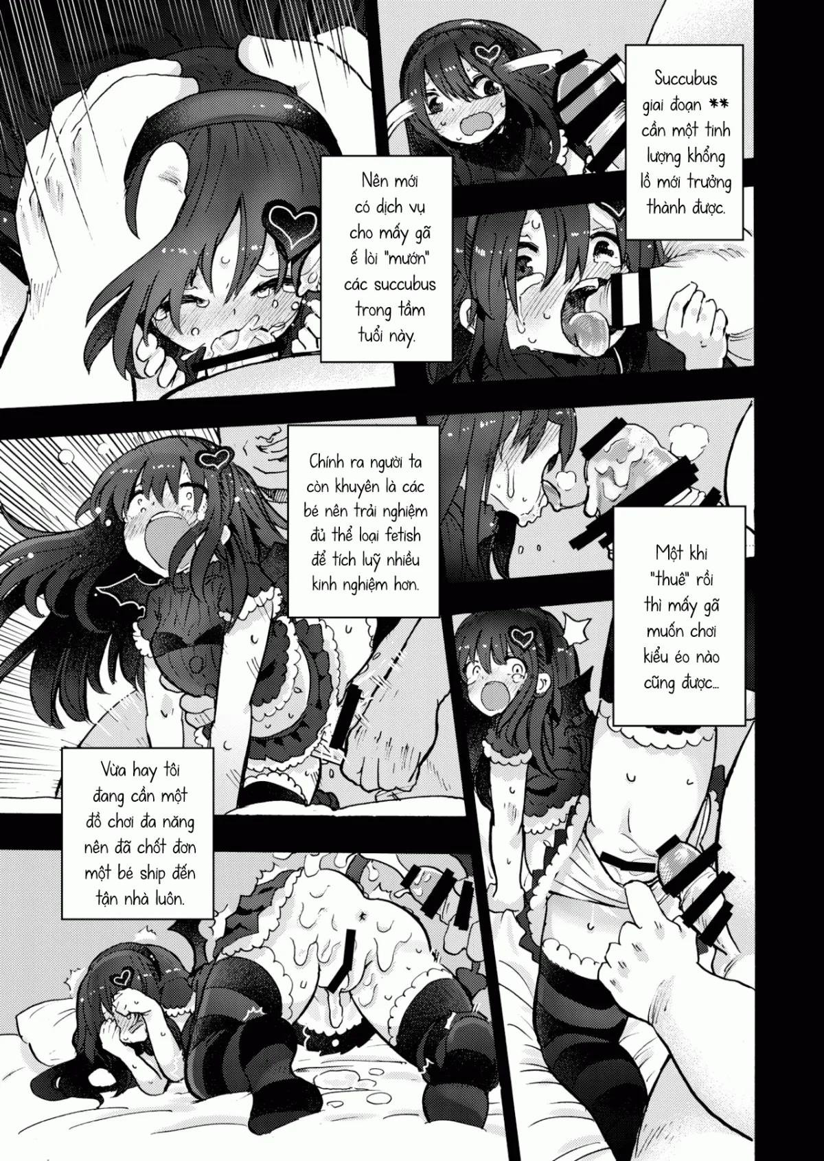 Truyện Hentai Câu Chuyện Về Bé Loli Succubus Bị Sử Dụng Như Cái Bao Cặc OneShot trang 7