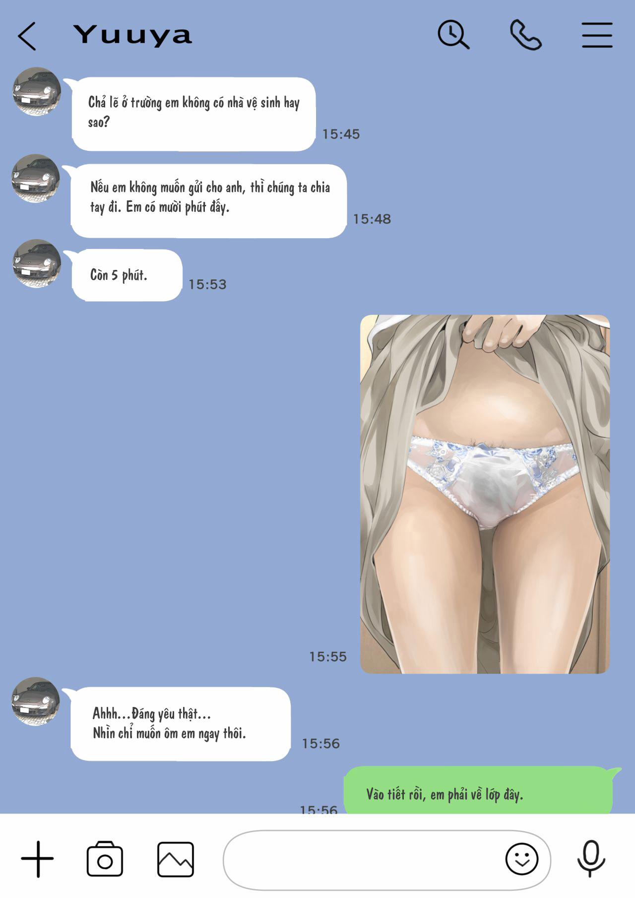 Truyện Phát hiện sừng khi xem trộm điện thoại bạn gái 2 trang 7