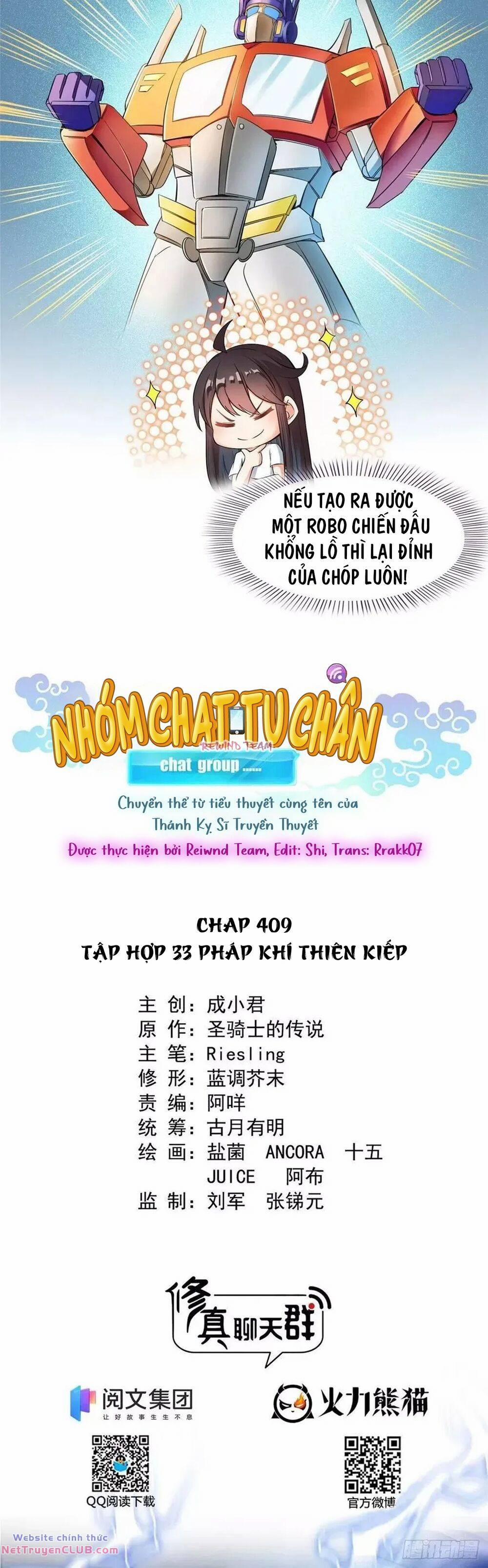 Tu Chân Nói Chuyện Phiếm Quần 409 trang 15