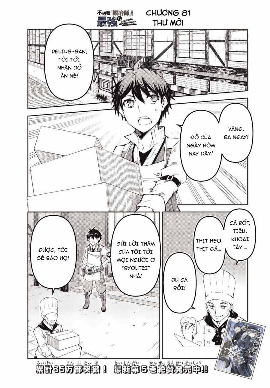 Từ Chức Nghiệp Yếu Nhất Trở Thành '' Thợ Rèn'' Mạnh Nhất 81 trang 1