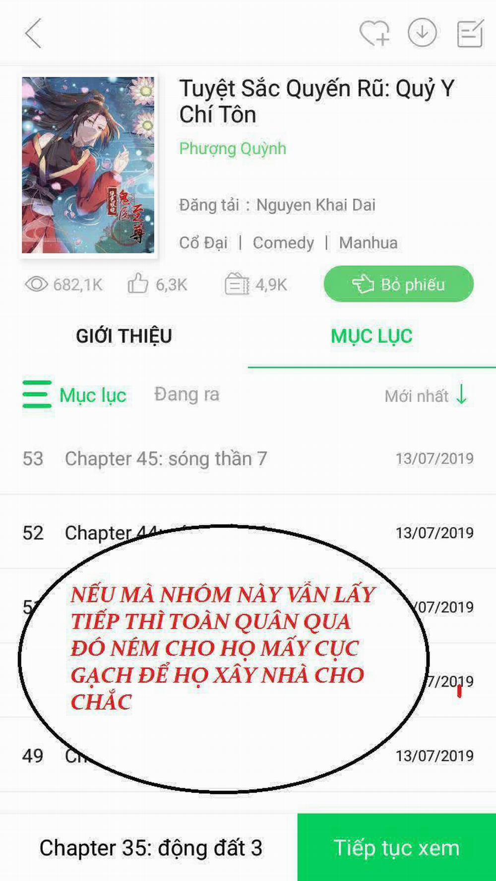 Tuyệt Sắc Quyến Rũ: Quỷ Y Chí Tôn 54 trang 67