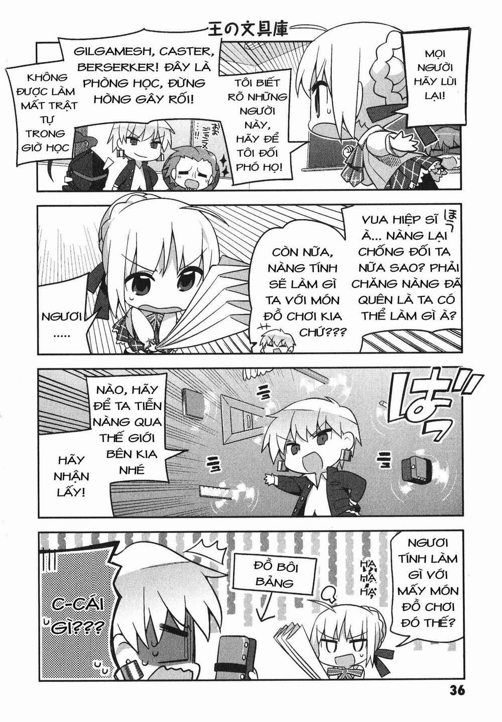 Type-Moon Gakuen – Chibi Chuki! 2 trang 13