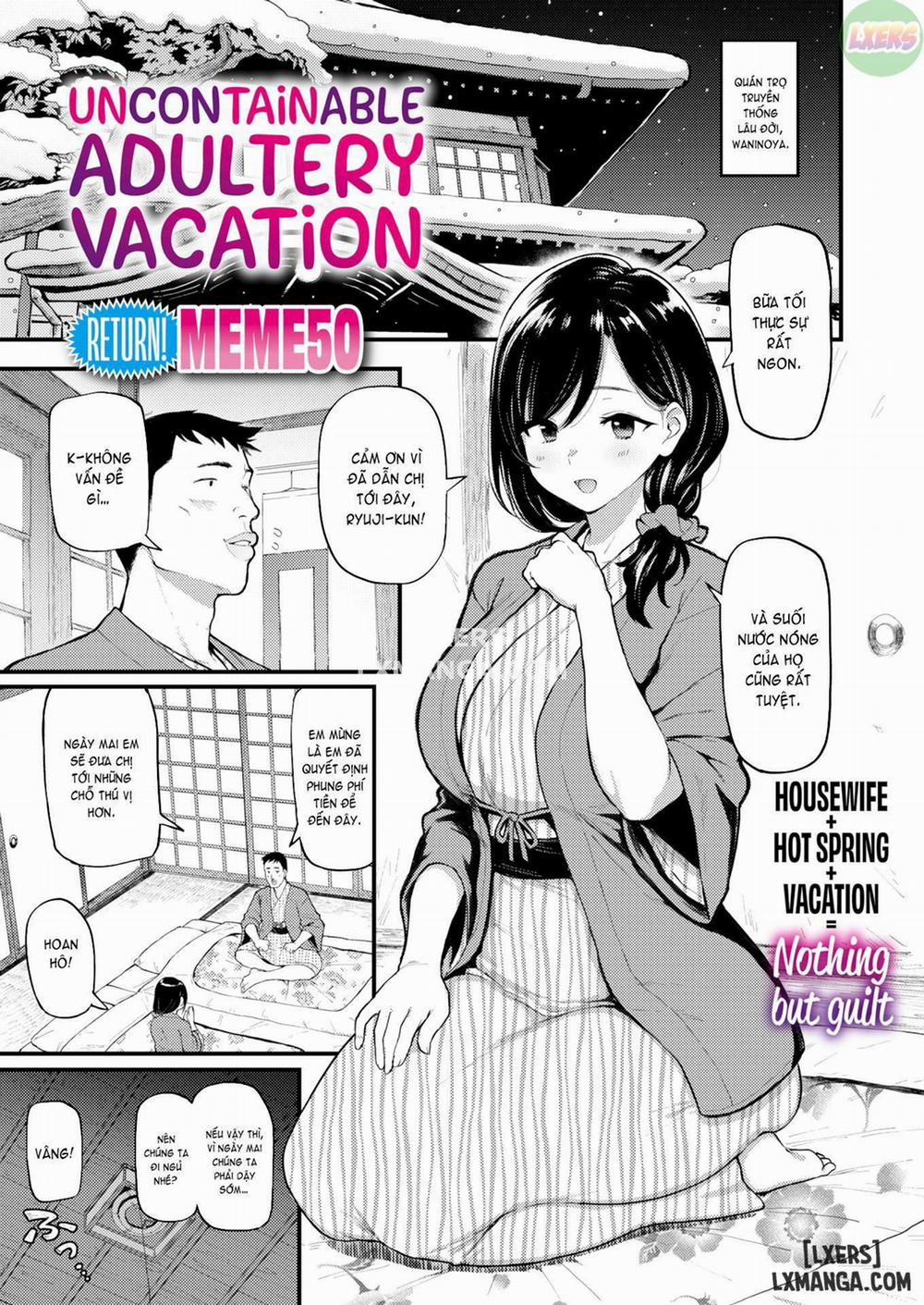 Uncontainable Adultery Vacation Chương Oneshot Trang 1