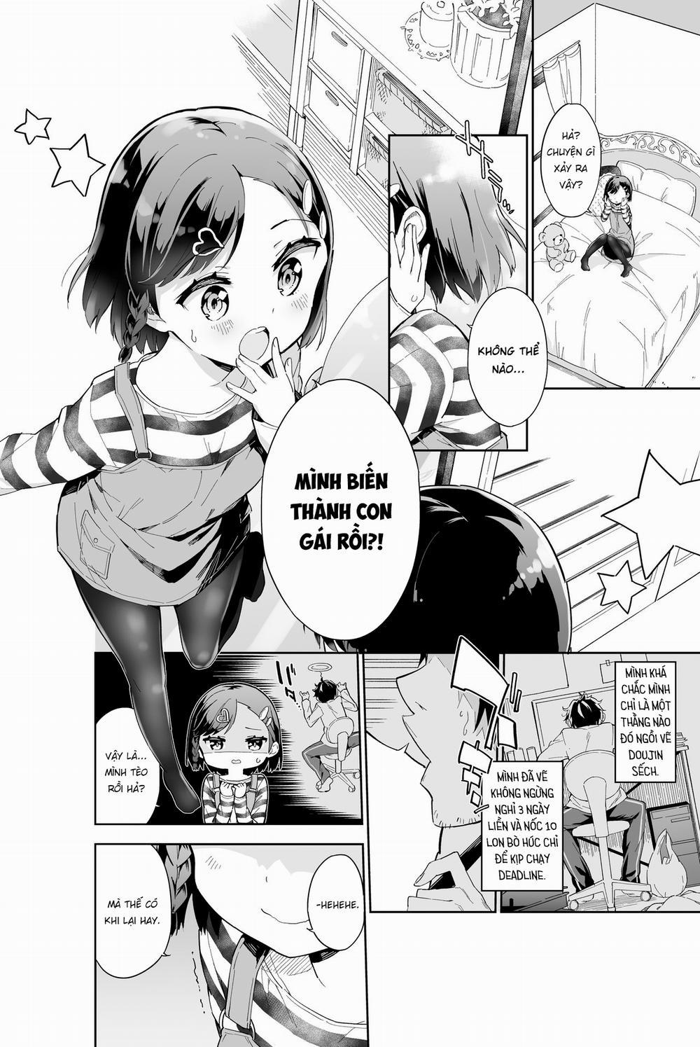 Urenai Mangaka, Joshi Shougakusei ni Naru Chương Oneshot Trang 3