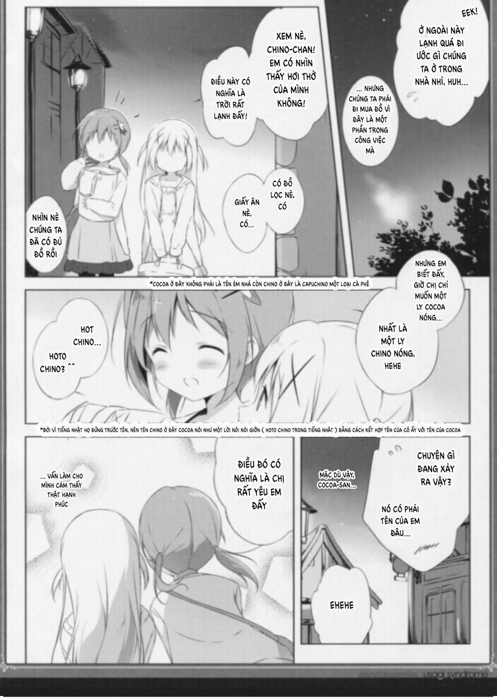 Usagi Syndrome 2 (Gochuumon Wa Usagi Desu Ka) Chương Oneshot Trang 9