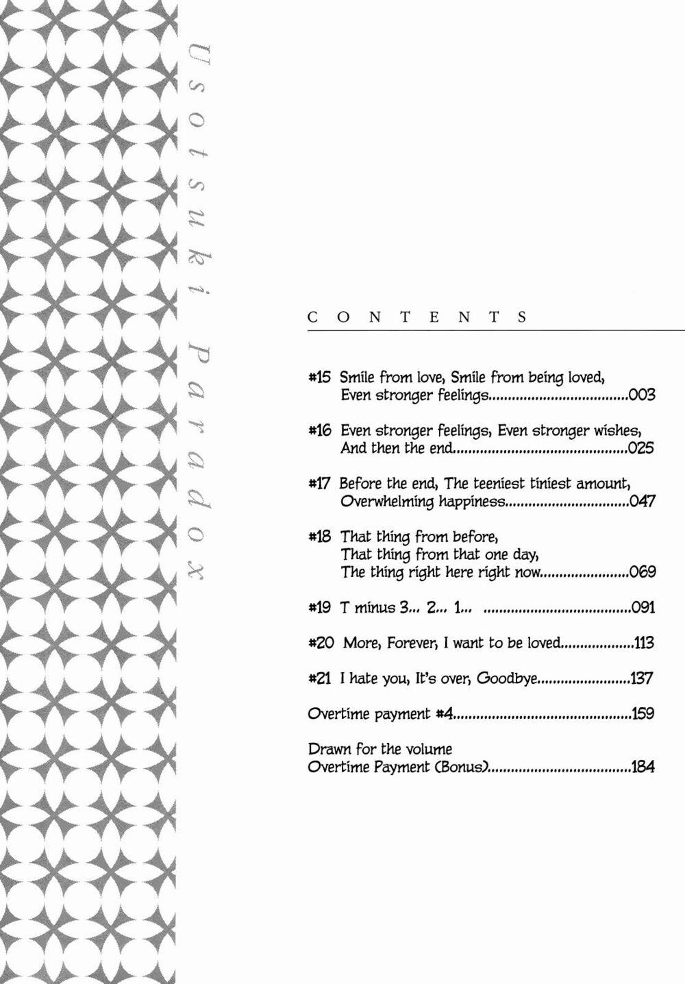 Usotsuki Paradox 15 trang 2