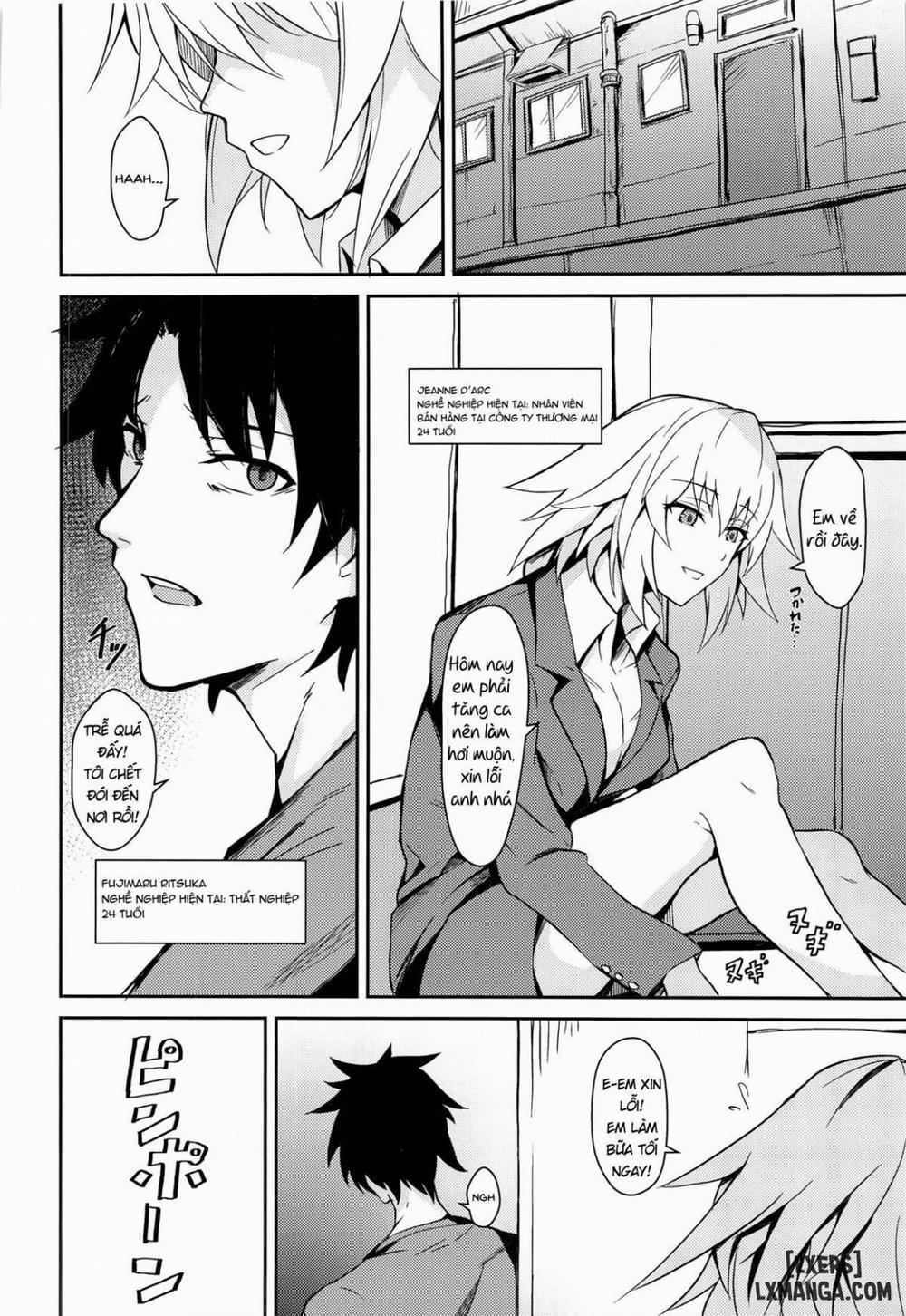 Uwasa no Bijin OL Jeanne d'Arc Gekiatsu Tennen Jiru Mashimashi Oneshot trang 2