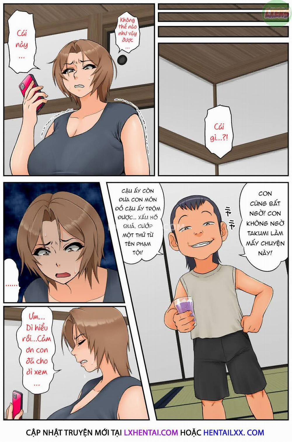 Uy hiếp mẹ bạn với clip bạn ăn trộm Oneshot trang 10